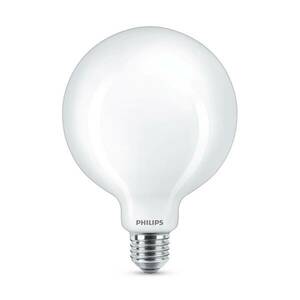 Philips Classic LED lámpa E27 G120 7W matt 4, 000K kép