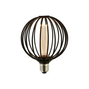 Globe LED izzó, fekete, E27, 3, 5 W, 1.800K, dimmelhető kép