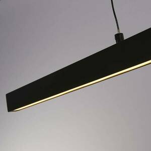 Layla LED függőlámpa, lineáris, fekete, állítható magasságú, CCT kép