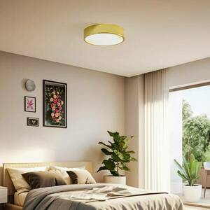 Kimban mennyezeti lámpa fémből, Ø 36 cm, arany kép