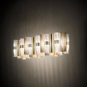 Slamp LED-es függőlámpa La Lollo, arany színű, 100 cm-es, aranyszínű kép