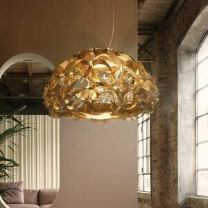 Slamp függesztett lámpa Quantica, arany színű, Ø 75 cm kép