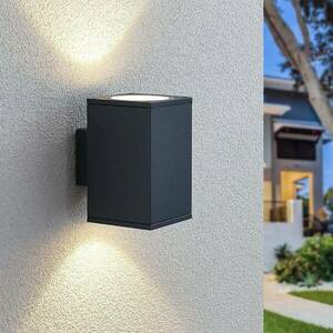 LED kültéri fali lámpa Mekita, 2 izzós kép