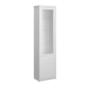 Vitrin 1D1W1S, fehér, ERODIN kép