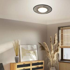 LED mennyezeti lámpa Aura, bambusz kép