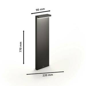 Philips LED-es útvilágítás Bustan UE, 2700 K kép
