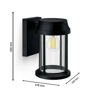 Philips Bellini kültéri fali lámpa, Ø 16 cm kép