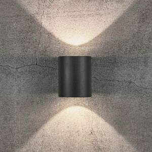 Canto 2 Seaside LED-es kültéri fali lámpa, fekete, alumínium, 10 cm kép