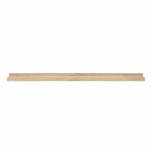 Natúr színű tölgyfa fali polc képekhez 100 cm Photoframe – vtwonen kép