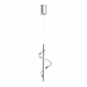 Ezüstszínű LED függőlámpa ø 16 cm Likma – Opviq lights kép