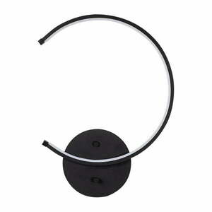 Fekete LED fali lámpa ø 10 cm Moon – Opviq lights kép