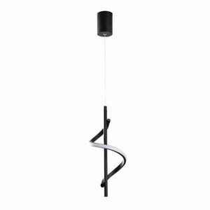 Fekete LED függőlámpa ø 16 cm Likma – Opviq lights kép