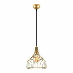 Aranyszínű függőlámpa fém búrával ø 25 cm Cafu – Opviq lights kép