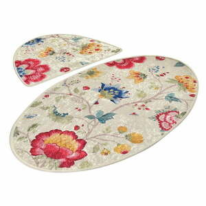 Világosbarna fürdőszobai kilépő szett 2 db-os 60x100 cm Arya – Foutastic kép