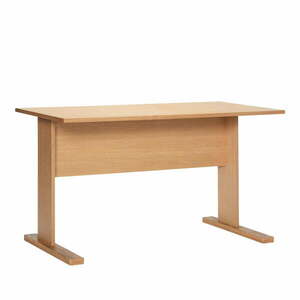 Íróasztal tölgyfa dekoros asztallappal 70x140 cm Forma – Hübsch kép