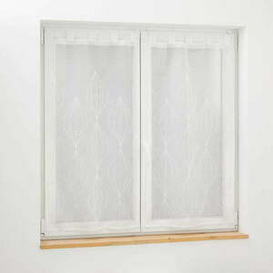 Fehér átlátszó függöny szett 2 db-os 60x90 cm Galactee – douceur d'intérieur kép