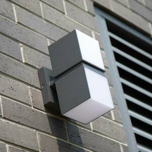 LED külső fali lámpa Cuba 2 izzós antracit 3 000 K kép