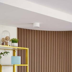 Lindby Nivoria LED-es spotlámpa, 11 x 6, 5 cm, homokfehér, alumínium kép