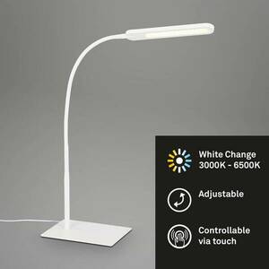LED asztali lámpa Servo, szabályozható, CCT, fehér kép
