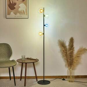 Uranus állólámpa, színes, magasság 160 cm, 4 lámpás, üveg kép