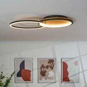 Kiru LED mennyezeti lámpa, fenyőfa, hossza 63.2 cm, fa kép