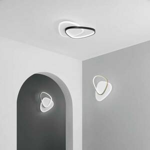LED fali lámpa Ovest, fekete, 45 cm hosszú, alumínium, CCT kép