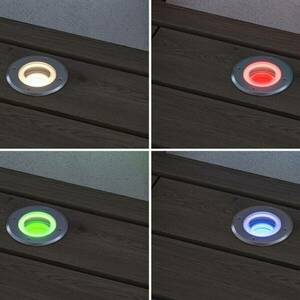 Paulmann LED padlósüllyesztett lámpa Padló, kerek, RGBW, zigbee kép