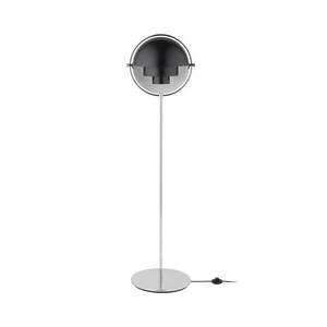 GUBI Multi-Lite állólámpa magasság 148 cm króm/antracit fekete kép