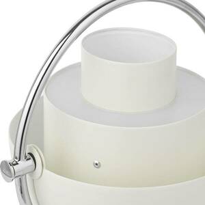 GUBI Multi-Lite újratölthető asztali lámpa, magasság 30 cm, króm/fehér kép