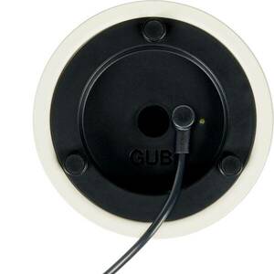 GUBI LED-es újratölthető asztali lámpa Obello, IP44, matt üveg kép