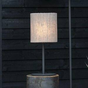 PR Home Agnar kültéri asztali lámpa, sötétszürke / fehér, 57 cm kép