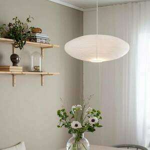 PR Home függőlámpa Yuni, fehér, Ø 60 cm, fehér felfüggesztés, E14 kép
