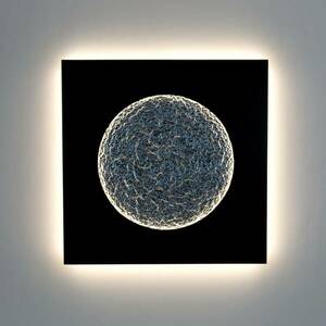 Plenilunio LED fali lámpa, barna/ezüst, szélesség 100 cm kép