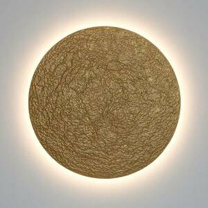 LED fali lámpa Meteor, arany színű, Ø 100 cm, vas kép