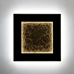 Plenilunio Eclipse LED-es fali lámpa, barna/arany színű, 80 cm-es kép