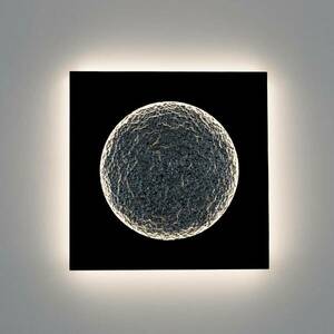 Plenilunio LED fali lámpa, barna/ezüst színű, szélesség 80 cm kép