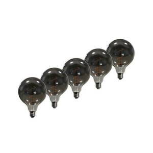 E27 3, 8 W LED gömb izzó G125 1800 K füst 5-ös klt kép