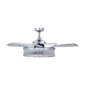 Beacon mennyezeti ventilátor fény Fanaway Corbelle krómozott csendes kép