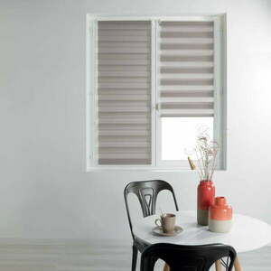 Világosbarna textil nappali-éjszakai roló 60x90 cm Daynight – douceur d'intérieur kép