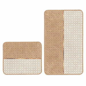 Bézs fürdőszobai kilépő szett 2 db-os 60x100 cm – Mila Home kép