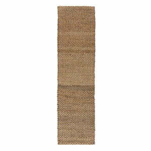 Natúr színű juta futószőnyeg 60x230 cm Sol – Flair Rugs kép