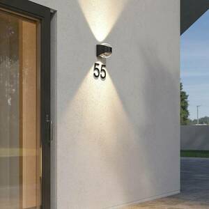 Lucande Almos LED kültéri fali lámpa ívelt 2izzós kép