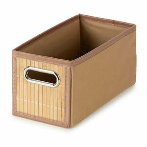 Natúr színű bambusz tárolódoboz 15x31x15 cm – Compactor kép