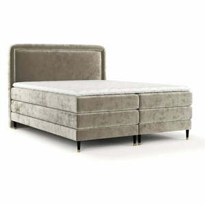 Világosbarna boxspring ágy 180x200 cm Dove – Maison de Rêve kép