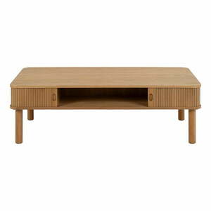 Natúr színű dohányzóasztal tölgyfa dekorral 70x130 cm Langley – Actona kép