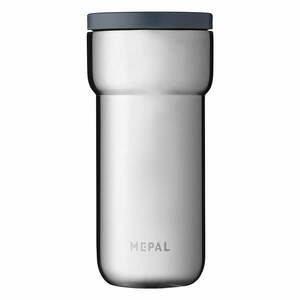 Ezüstszínű termobögre 375 ml Natural brushed – Mepal kép