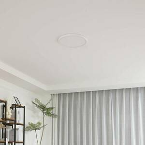 Lindby LED mennyezeti lámpa Deika, 30 cm, fehér, műanyag, CCT kép