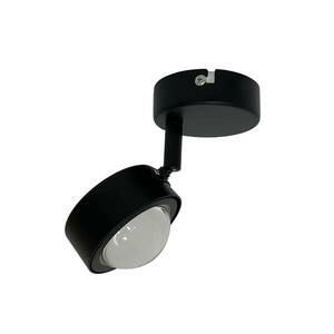 Lindby spotlámpa Jyla, fekete, lencse, 3000 K, Ø 8 cm, GX53 kép