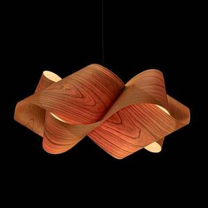 LZF Swirl függő, kábel fekete Ø 54 cm cseresznyefa kép