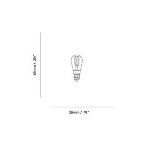 Tala LED izzó E14, 2W, színezett üveg, 2200 K, 120 lm kép
